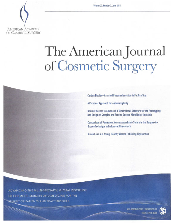 the american journal of cosmetic surgery book cover
