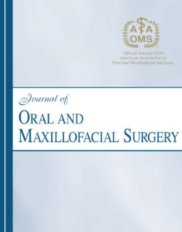 book cover titled journal of oral and maxillofacial surgery